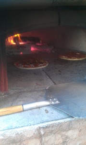 Pizza wood fired Mettawas Station restaurant Kingsville Ontario